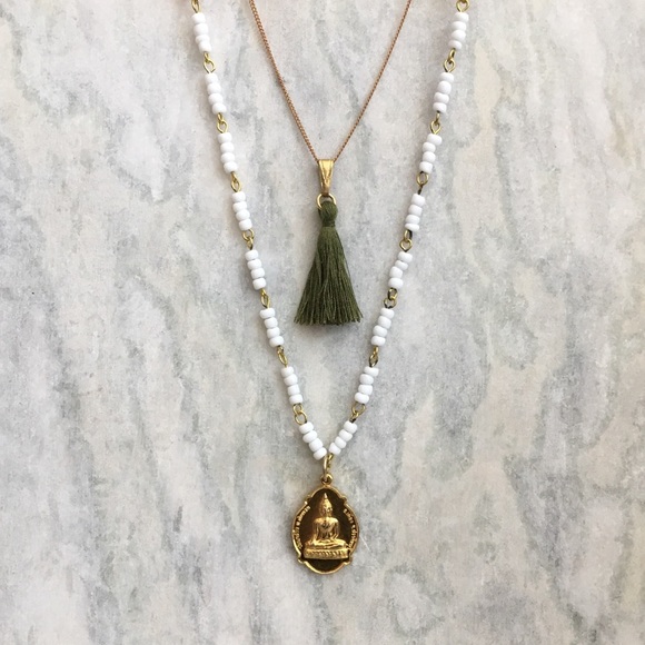 Vintage Jewelry - Vintage Buddha Layering Necklaces